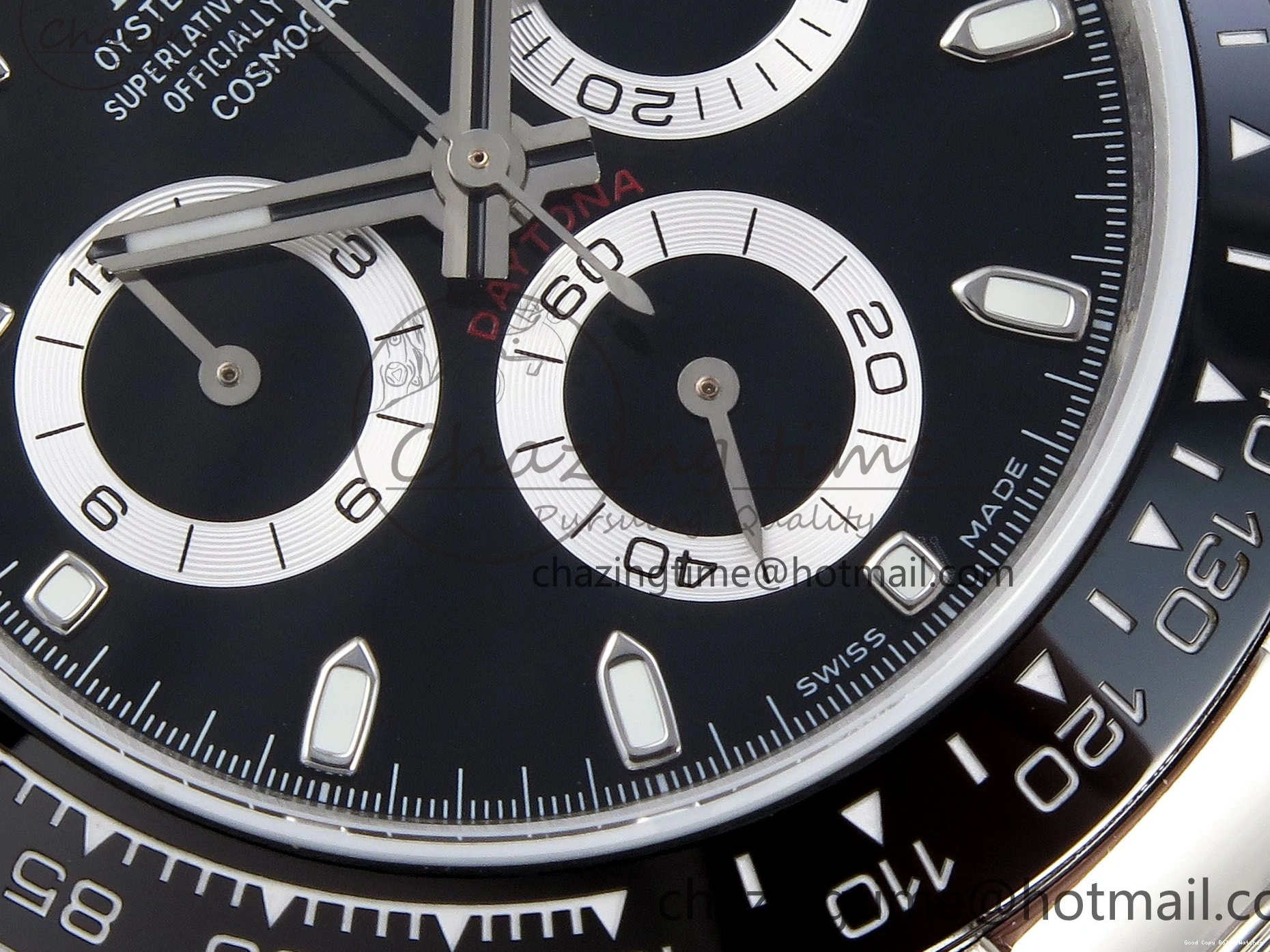 Best AAA Replica Sites Dial 116500 SS Daytona Steel Breathable JDF Best 1:1 Edition on Black 904L A 1337 Bracelet 1231